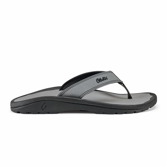 Sandalias Olukai ‘Ohana - Chanclas Hombre Grises 20513-702